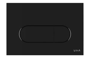 VitrA Loop Round Flush Plate - Gloss Black